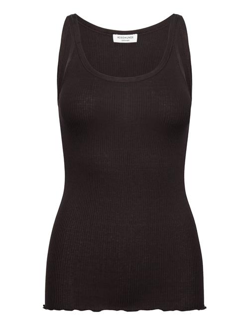 Rosemunde | Rwbelle Silk U-Neck Strap Elastic T | M