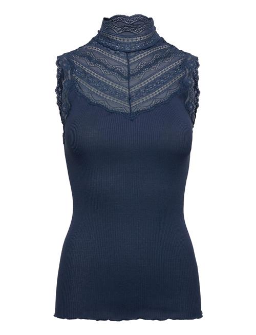 Rosemunde | Silk Top W/ Lace | M