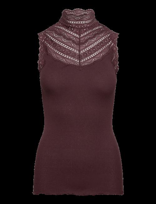 Rosemunde | Silk Top W/ Lace | XL