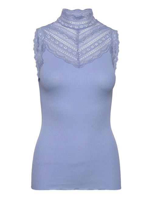 Rosemunde | Silk Top W/ Lace | S
