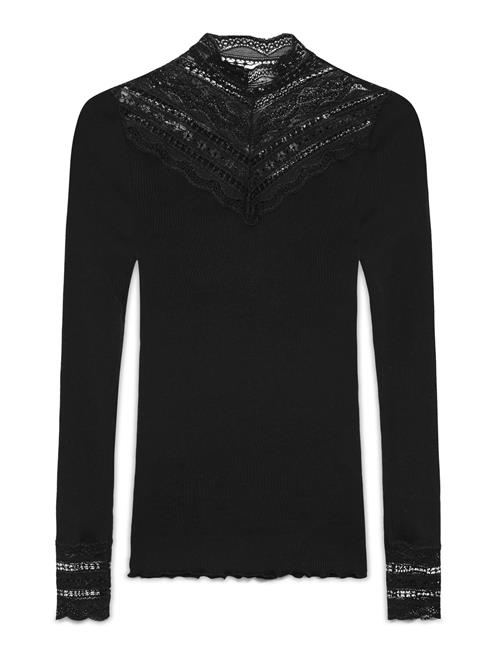 Rosemunde | Rwbenita Silk Ls  Lace T-Neck T-Shi | XS