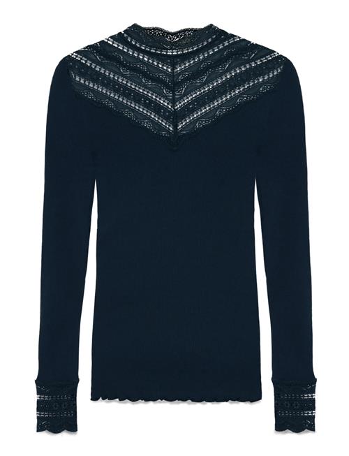 Rosemunde | Rwbenita Silk Ls  Lace T-Neck T-Shi | XL