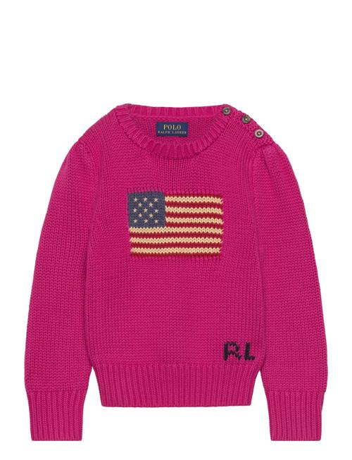Ralph Lauren Kids | Flag Cotton Crewneck Sweater | 94-100