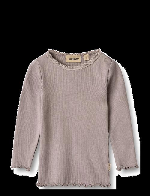 Wheat | Rib T-Shirt L/S Reese | 74