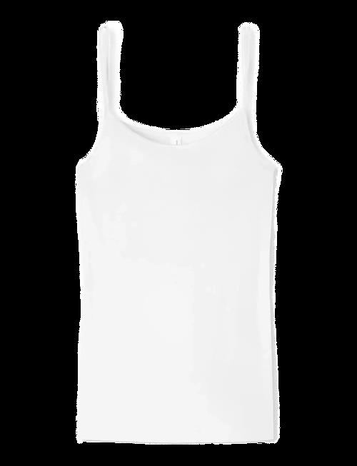 Schiesser | White Spaghetti Strap Top - Luxury | L