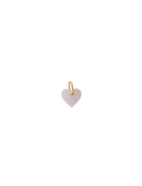 Design Letters | Stone Heart, Gold | L:13MM