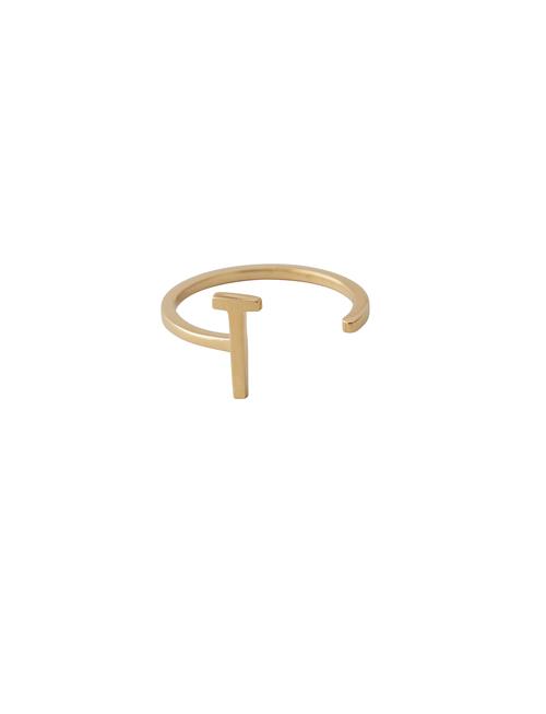 Design Letters | Ring A-Z Gold | ONE SIZE