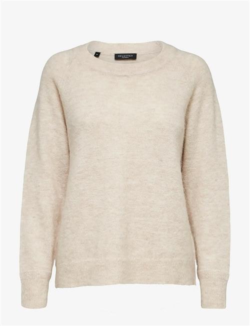 Selected | Slflulu Ls Knit O-Neck B Noos | M