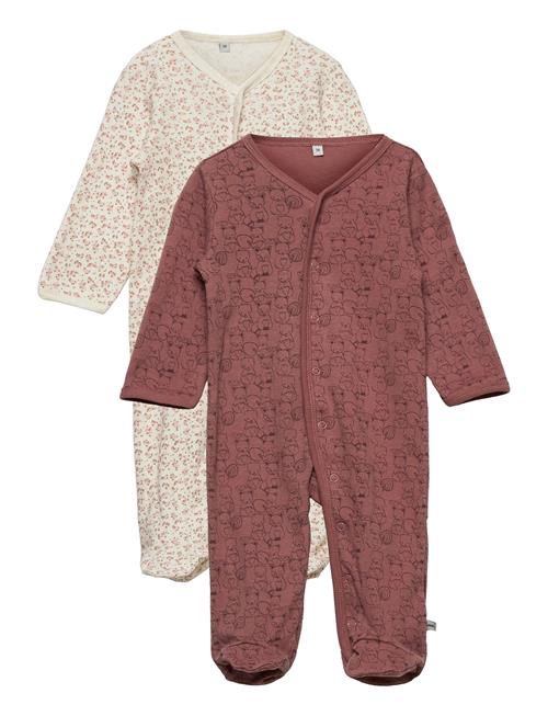 Pippi | Nightsuit W/F -Buttons 2-Pack | 80