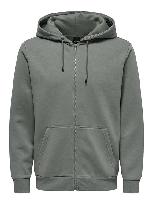 ONLY & SONS | Onsceres Zip Thr. Hoodie Sweat Noos | XXL
