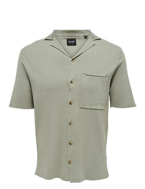 ONLY & SONS | Onsluke Life 12 Resort Collar Knit Cs | XS