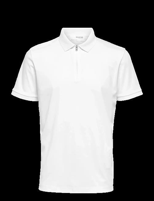 Selected | Slhfave Zip Ss Polo Noos | S
