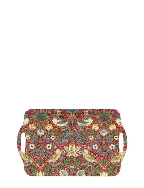Morris & Co | Strawberry Thief Red Large Tray | ONE SIZE