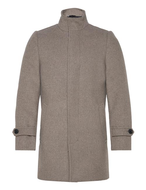 Lindbergh | Recycled Wool Funnel Neck Coat | S