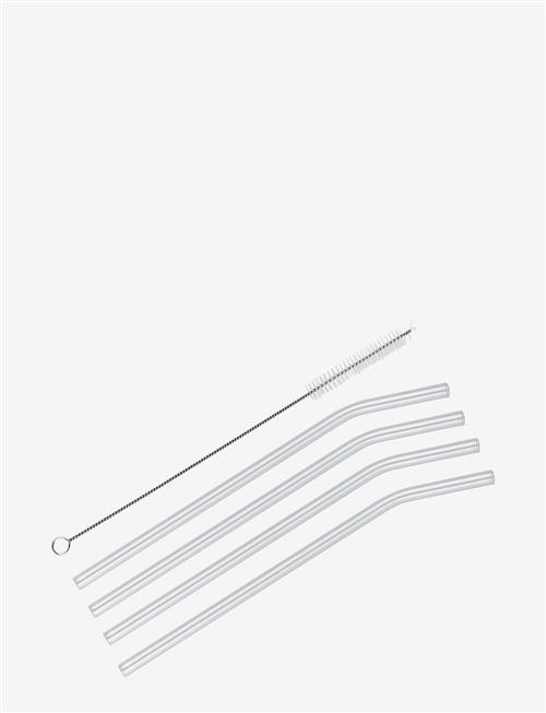 cilio | Straws Vetro 4 Pcs. W/Cleaning Brush | ONE SIZE