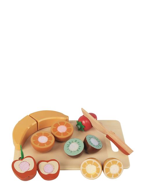 Magni Toys | Wooden Cutting Set With Fruits | ONE SIZE