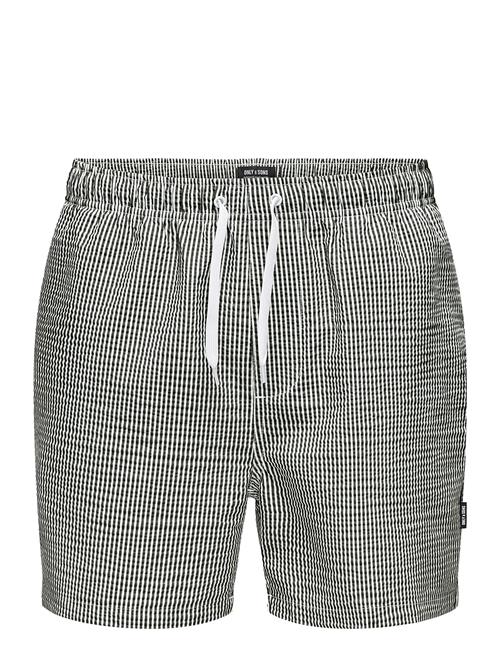 ONLY & SONS | Onsted Stripe Seersucker Swim Noos | S