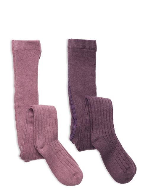 Minymo | Wool Stocking - Rib 2-Pack | 56\62
