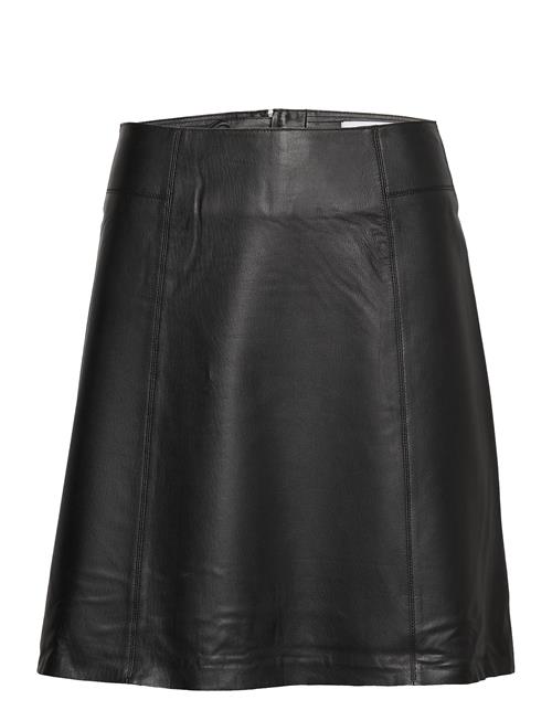 Selected | Slfnew Ibi Mw Leather Skirt B Noos | 36