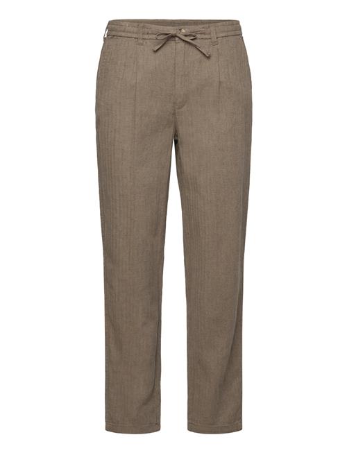 Lindbergh | Linen Blend Herringbone Pants | XXXL