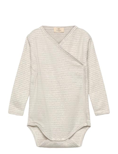 Copenhagen Colors | Baby Striped Wrap Body Long Sleeve | 68