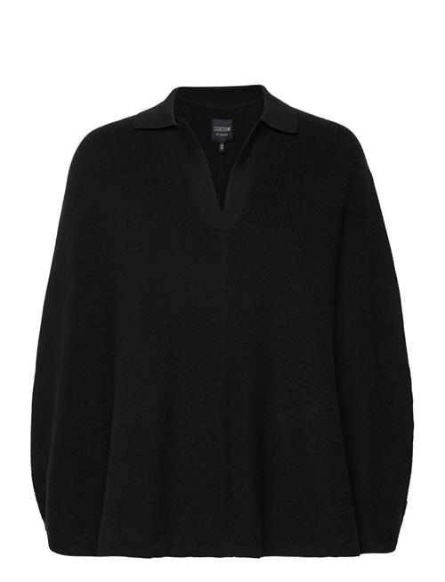 Lexington Clothing | Jane Organic Cotton/Cashmere Rib Knit Poncho | ONE SIZE