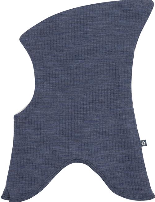 Smallstuff | Balaclava, 2 Layers, Denim Melange Drop Needle, Merino Wool | 80/86