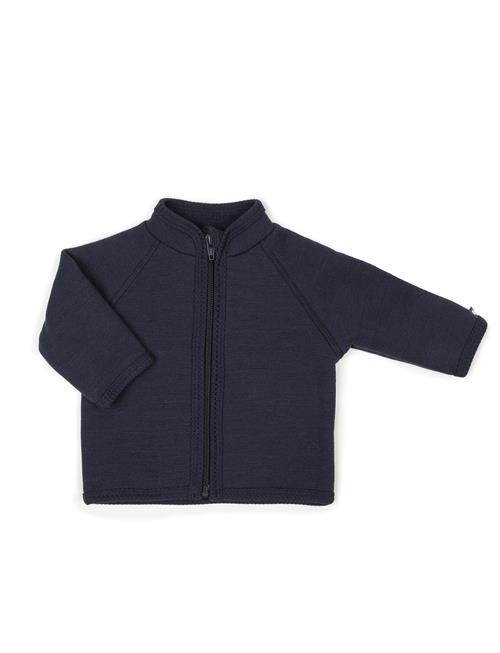Smallstuff | Cardigan, Merino Wool W. Zipper, Navy | 68/74