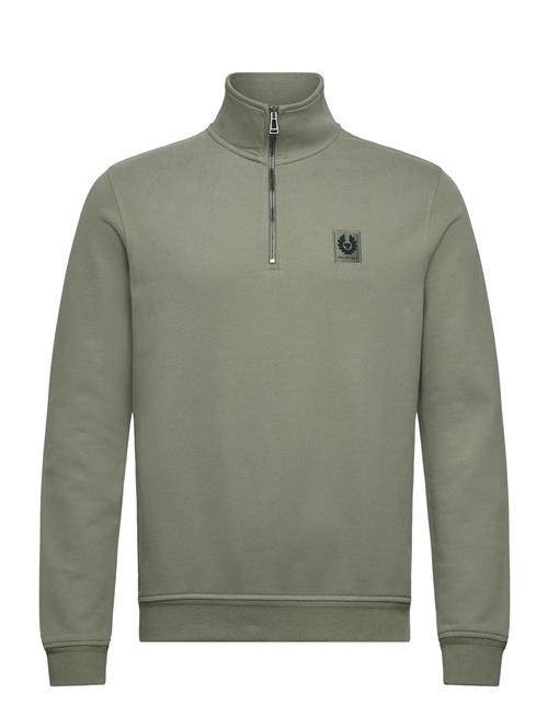 Belstaff | Belstaff Quarter Zip Sweatshirt Fatigue Green | S
