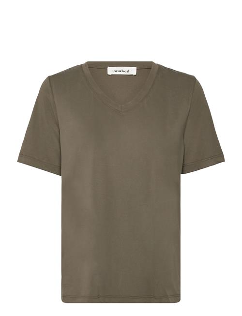 Soaked | Slcolumbine Loose Fit V-Neck Ss | S