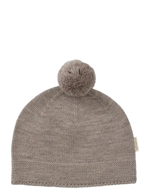 Copenhagen Colors | Knitted Beanie With Pompom | 53/54/3Y/9Y