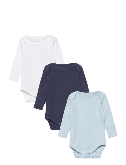 Copenhagen Colors | 3 Pack Rib Jersey Long Sleeve Body | 62