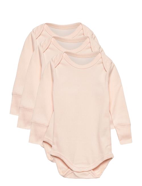 Copenhagen Colors | 3 Pack Rib Jersey Long Sleeve Body | 68