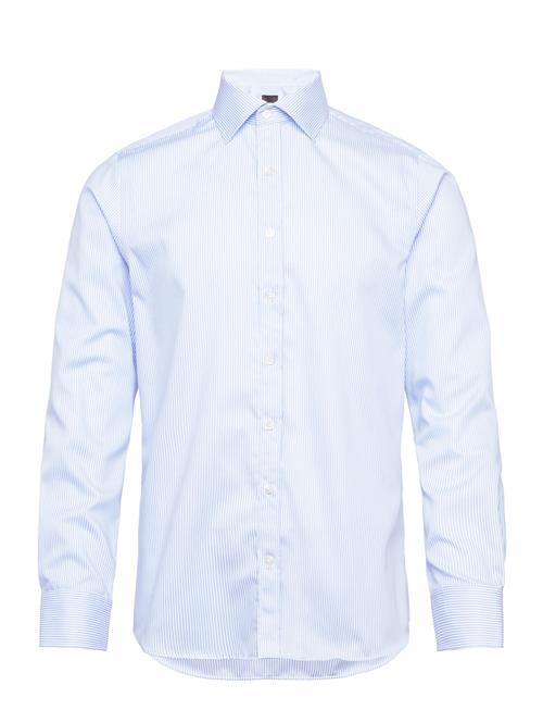 Oscar Jacobson | Slim Fit Cut Away Non Iron Banker Stripe | 38