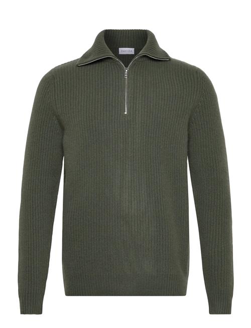 Davida Cashmere | Man Chunky Rib Half Zip | M