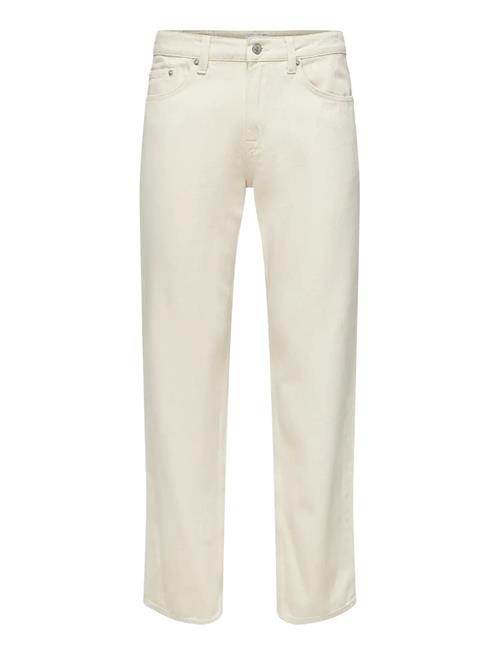 ONLY & SONS | Onsedge Straight Ecru 5917 Pim Dnm Noos | 31 x 32