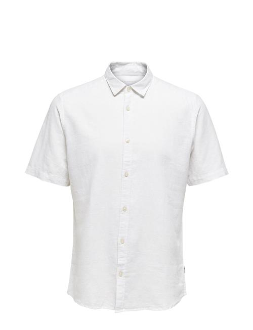ONLY & SONS | Onscaiden Life Ss Solid Linen Blend Noos | XXL