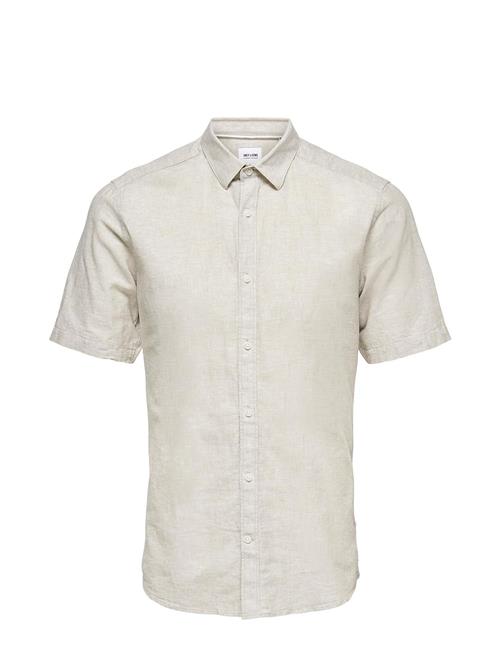 ONLY & SONS | Onscaiden Life Ss Solid Linen Blend Noos | XXL