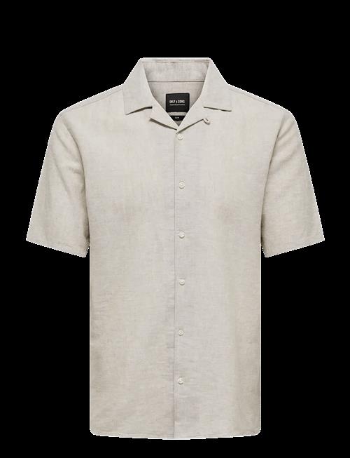 ONLY & SONS | Onscaiden Life Ss Solid Resort Linennoos | S