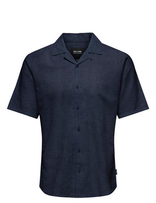 ONLY & SONS | Onscaiden Ss Solid Resort Linen Shirt | S