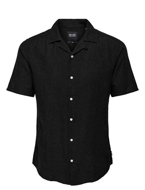 ONLY & SONS | Onscaiden Ss Solid Resort Linen Shirt | XL