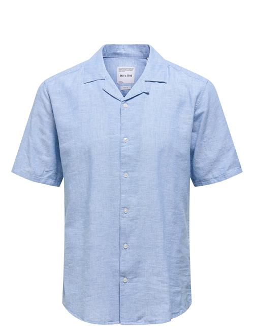 ONLY & SONS | Onscaiden Ss Solid Resort Linen Shirt | M