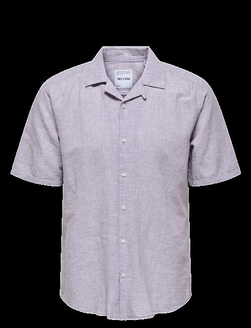ONLY & SONS | Onscaiden Life Ss Solid Resort Linennoos | M