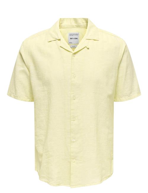 ONLY & SONS | Onscaiden Ss Solid Resort Linen Noos | XXL