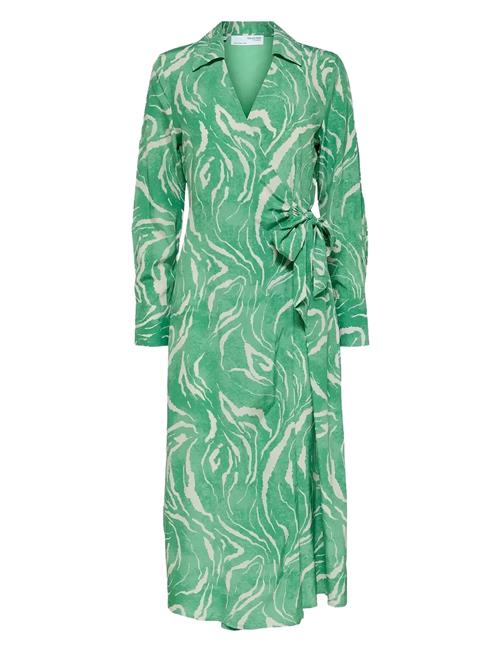 Selected | Slfsirine Ls Midi Wrap Dress B | 34