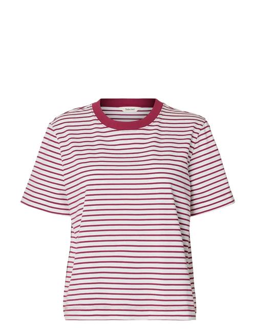 Selected | Slwessential Ss Striped Boxy Tee Noos | XS