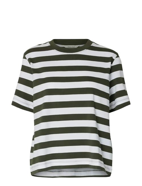 Selected | Slfessential Ss Striped Boxy Tee Noos | M