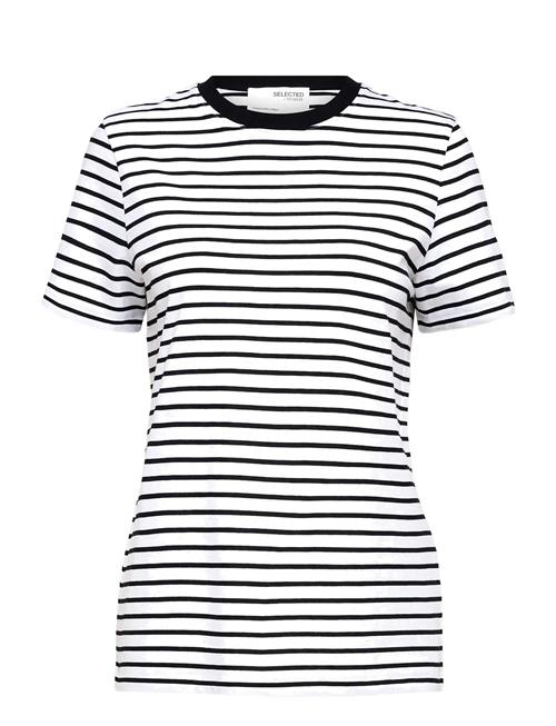 Selected | Slfmyessential Ss Stripe O-Neck Tee Noos | XS