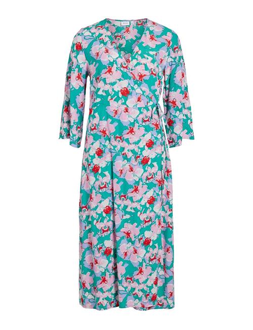 Vila | Vikikki Lya 3/4 Wrap Midi Dress/Su | 34