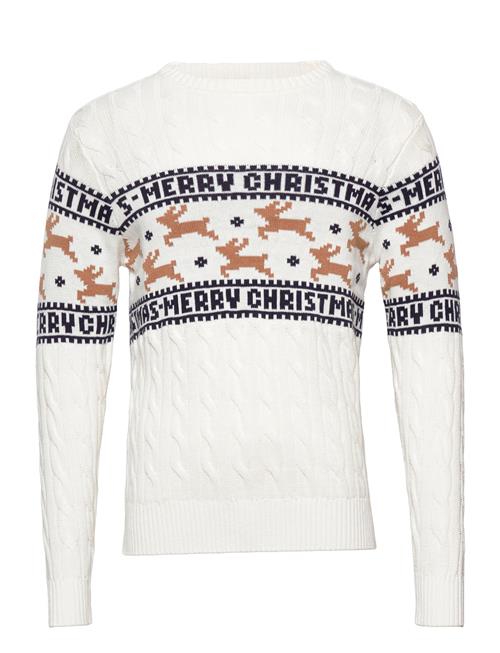 Happy Seasons | The Elegant Christmas Jumper White | XS